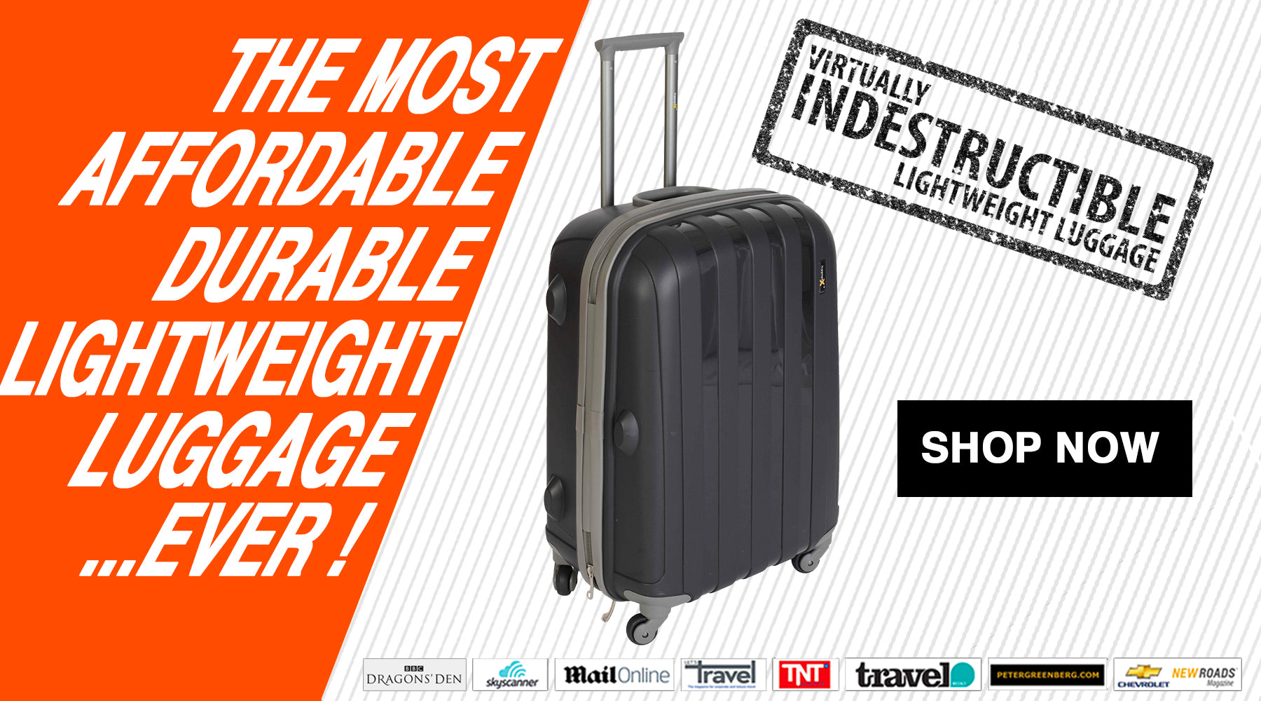 LuggageX : Virtually Indestructible Lightweight Luggage.